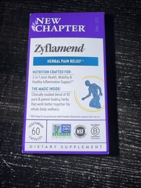 New Chapter Zyflamend - 60 Vegetarian Capsules Ex 4/2029